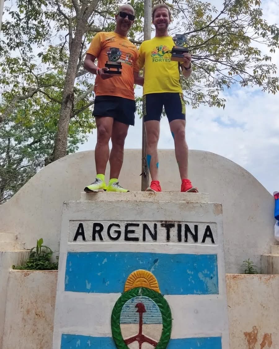 Time em foto de viagem de corrida