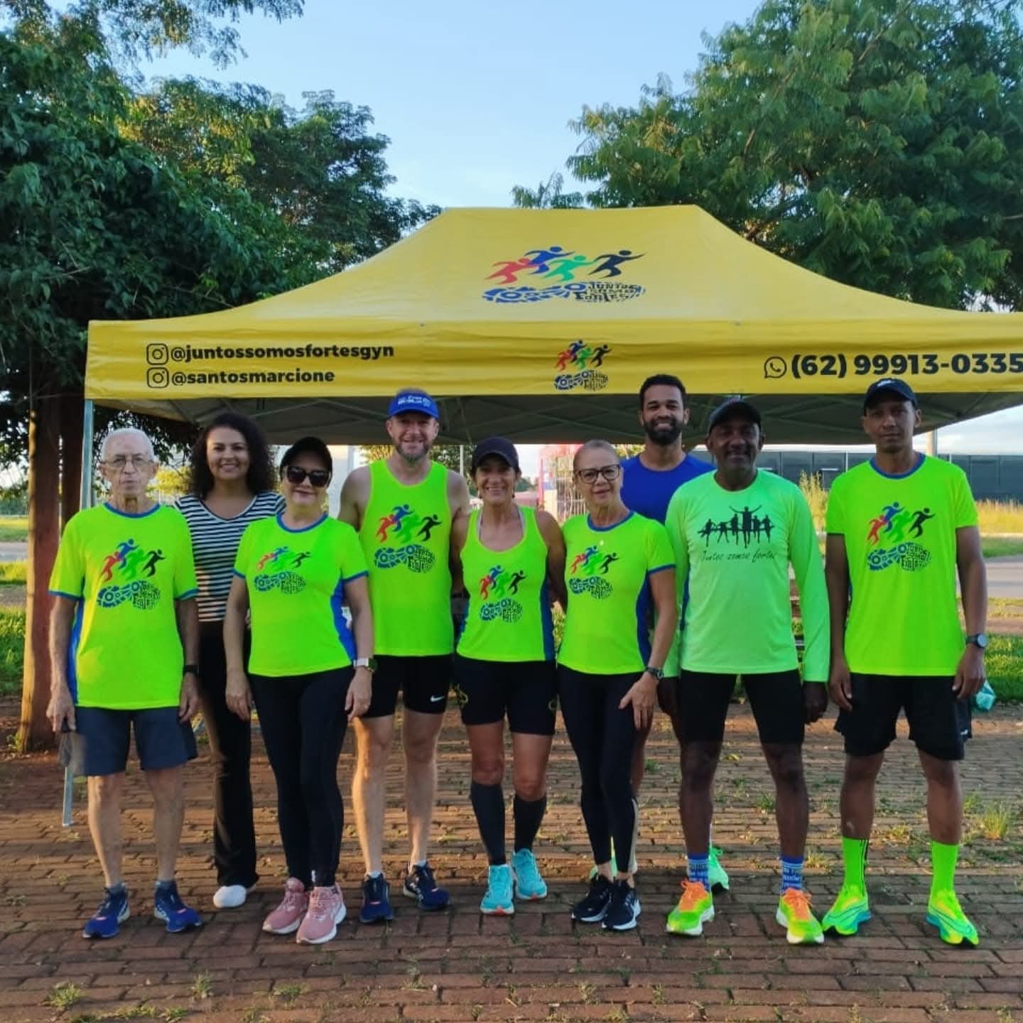 Corredores em evento de grande porte