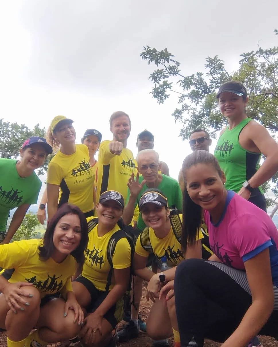 Foto histórica da equipe em uma competição