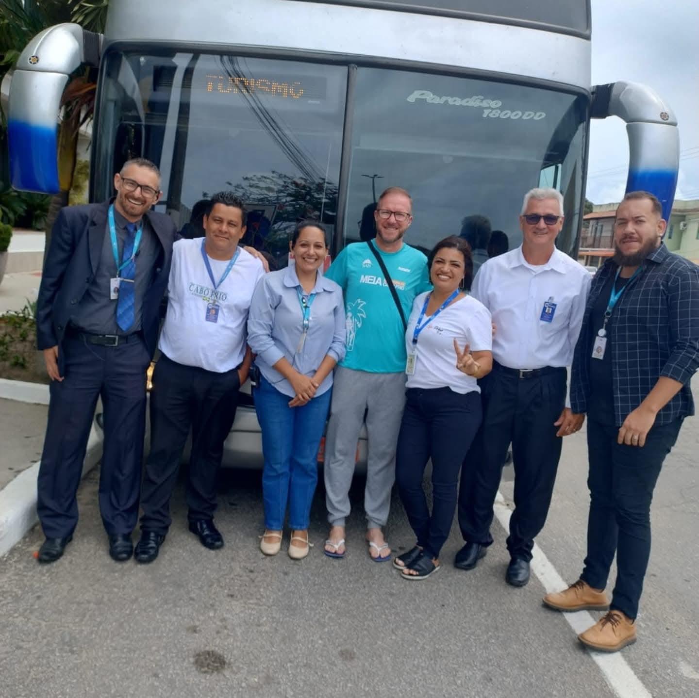 Atletas celebrando o fim de uma prova